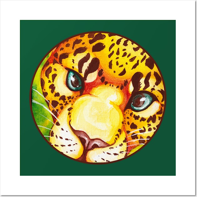 Leopard Close Up Wall Art by TaksArt